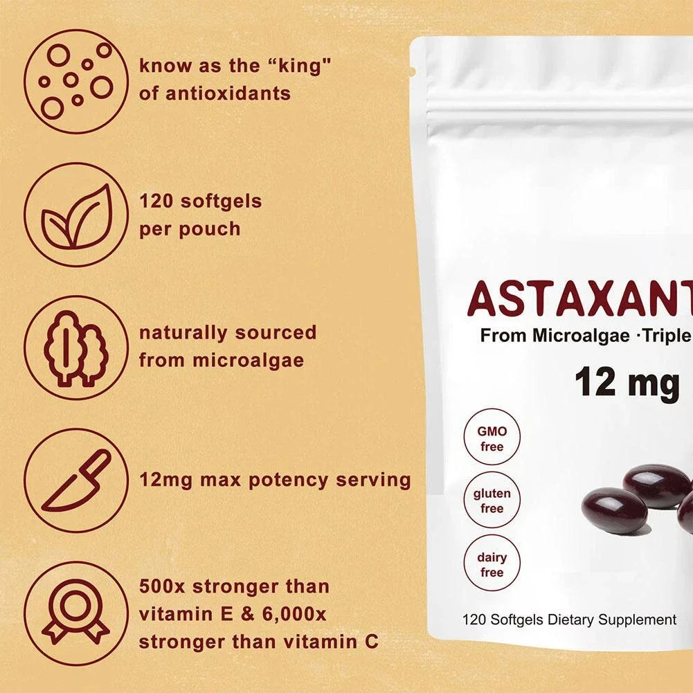 Astaxanthin Wellness Capsules for Vibrant Living