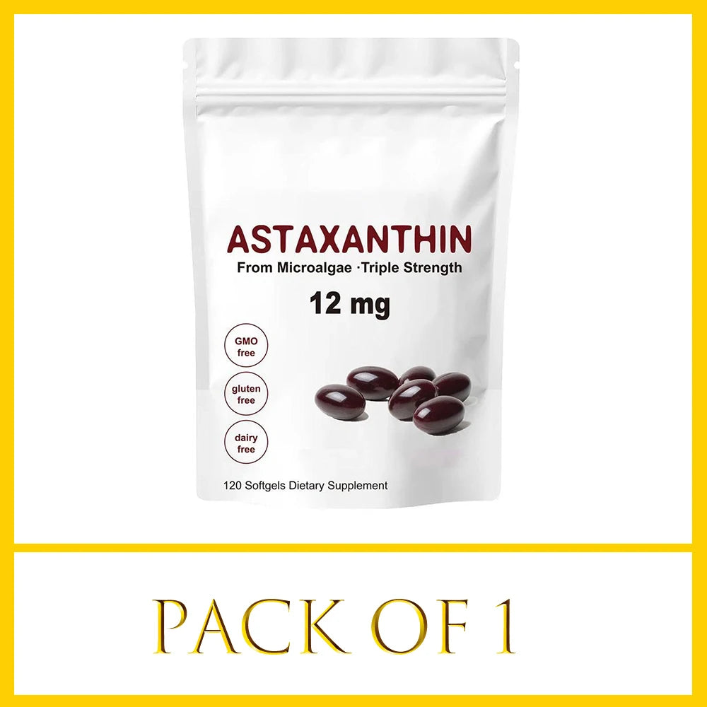 Astaxanthin Wellness Capsules for Vibrant Living